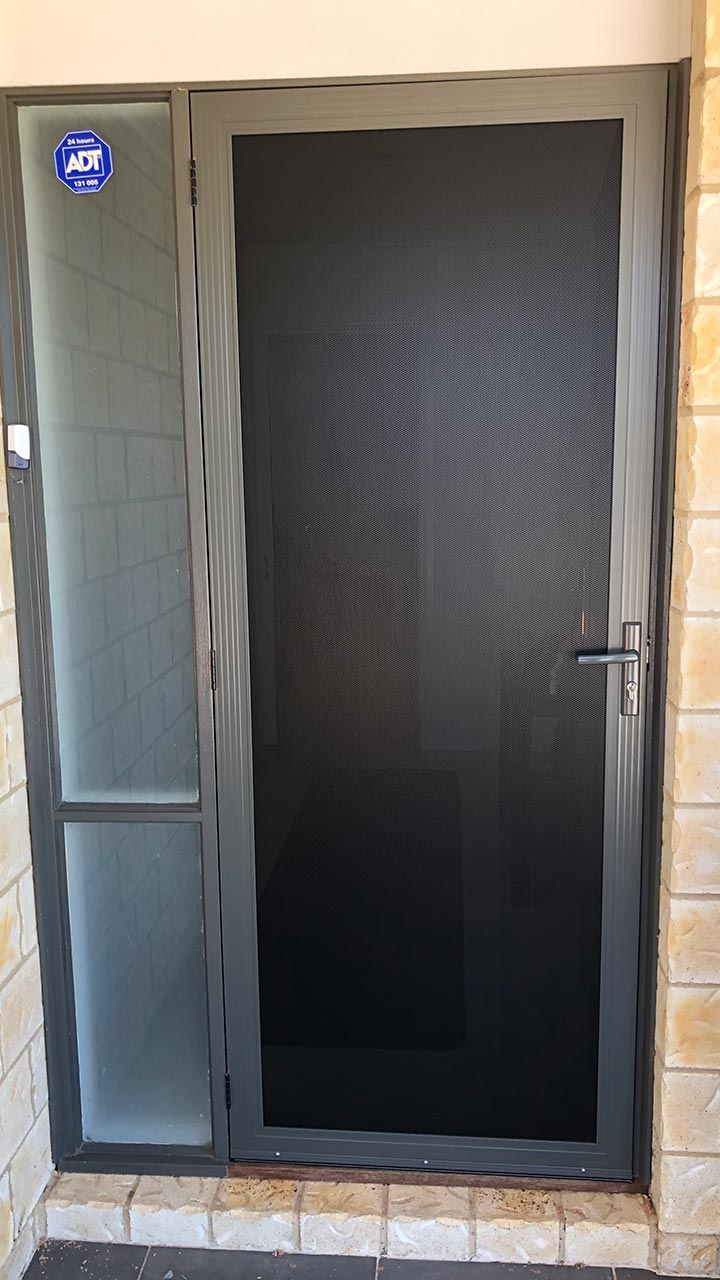 Custom flyscreen door with pet-proof mesh by Thomo's Home Improvements Canberra